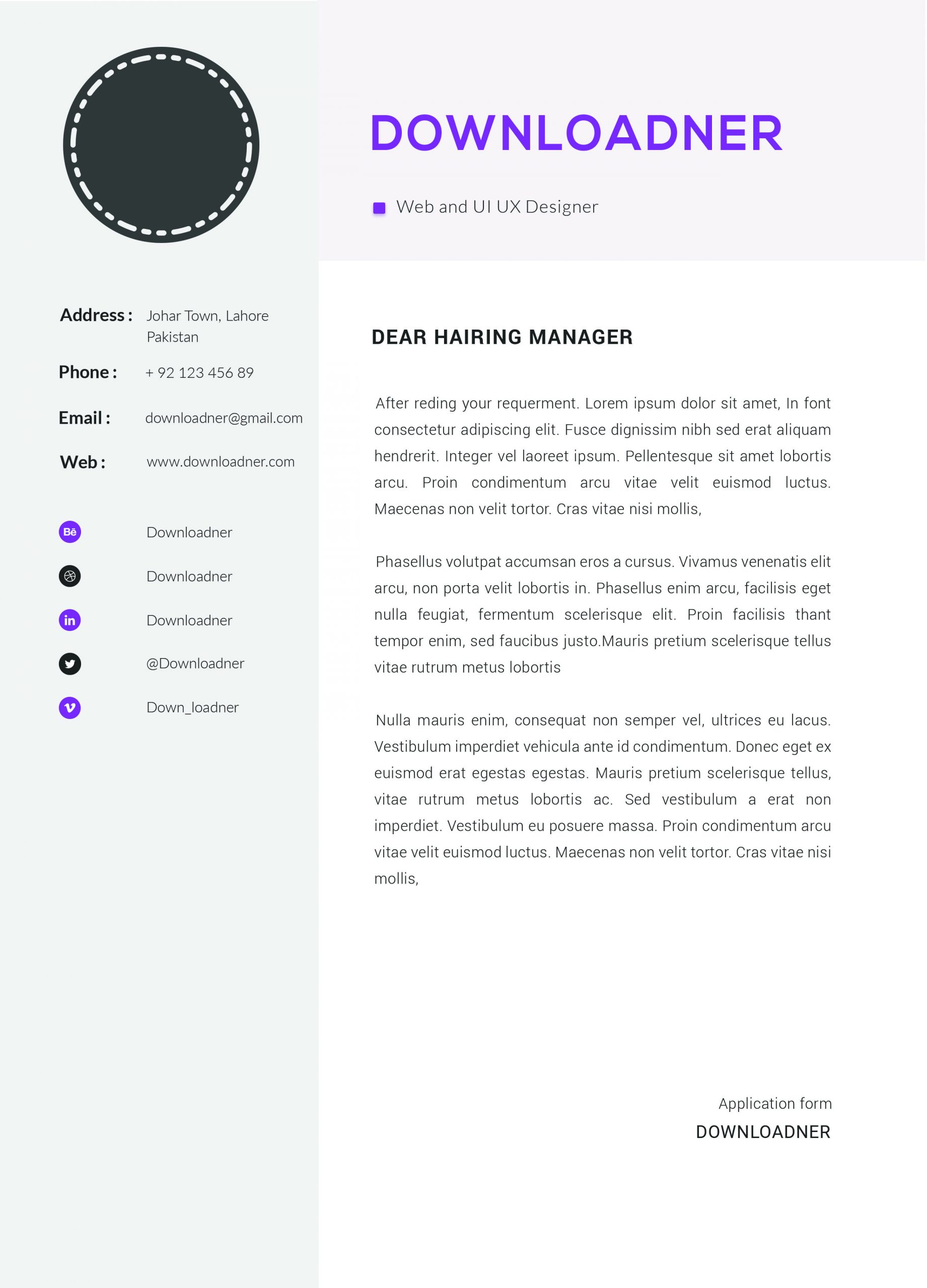 free resume and cover letter templates for mac